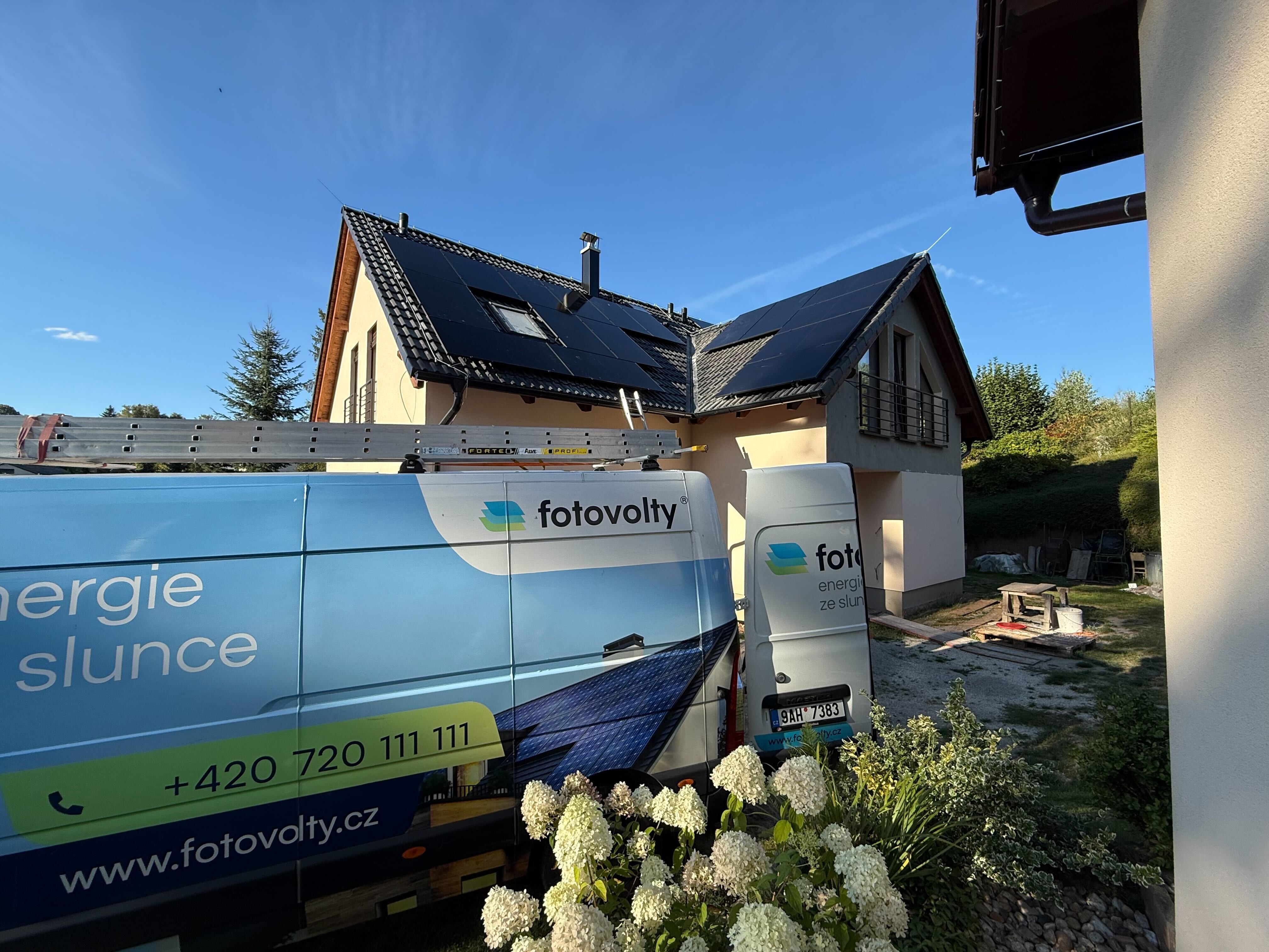 Šlapanov, 20x Aiko Solar 500, 10.0 kWp