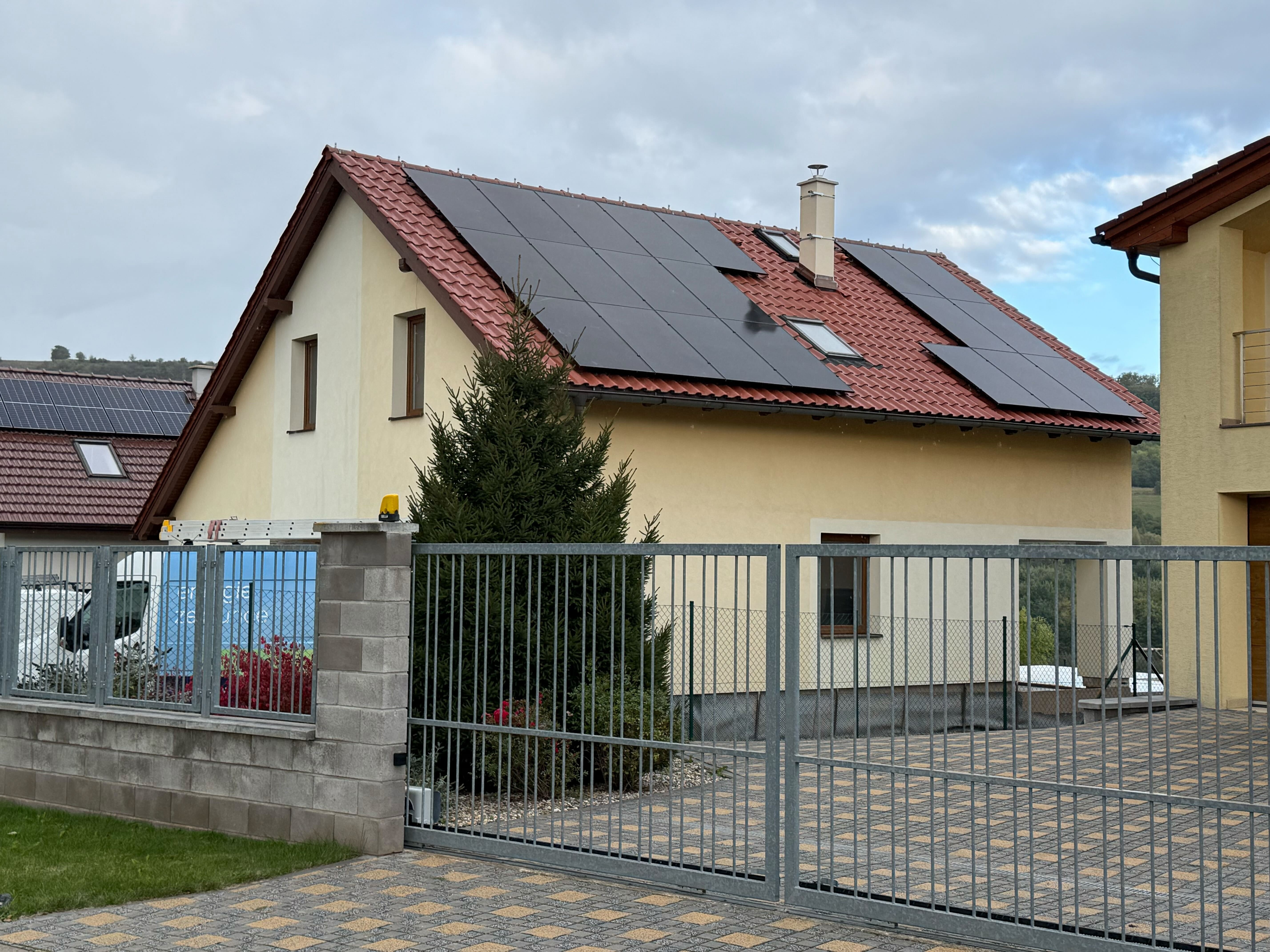 Křetín, 20x Aiko Solar 500, 10.0 kWp