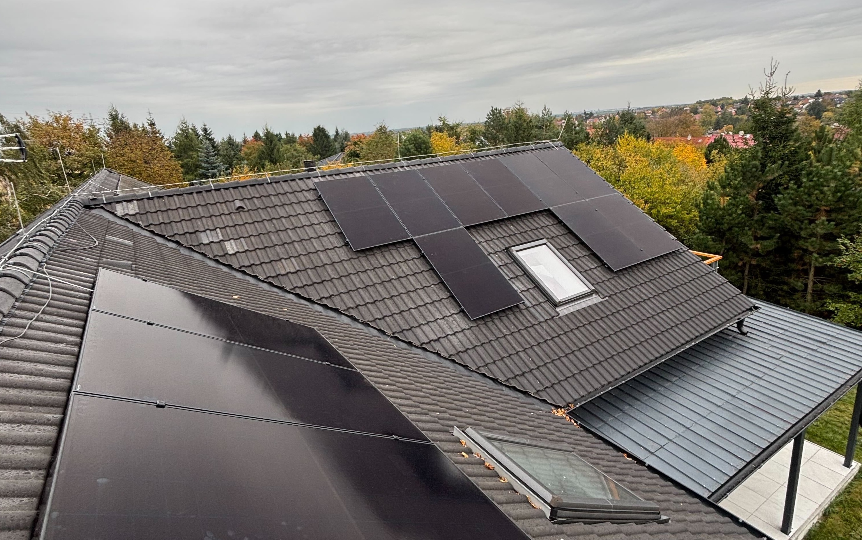 Hřebeč, 20x Aiko Solar 500, 10.kWp