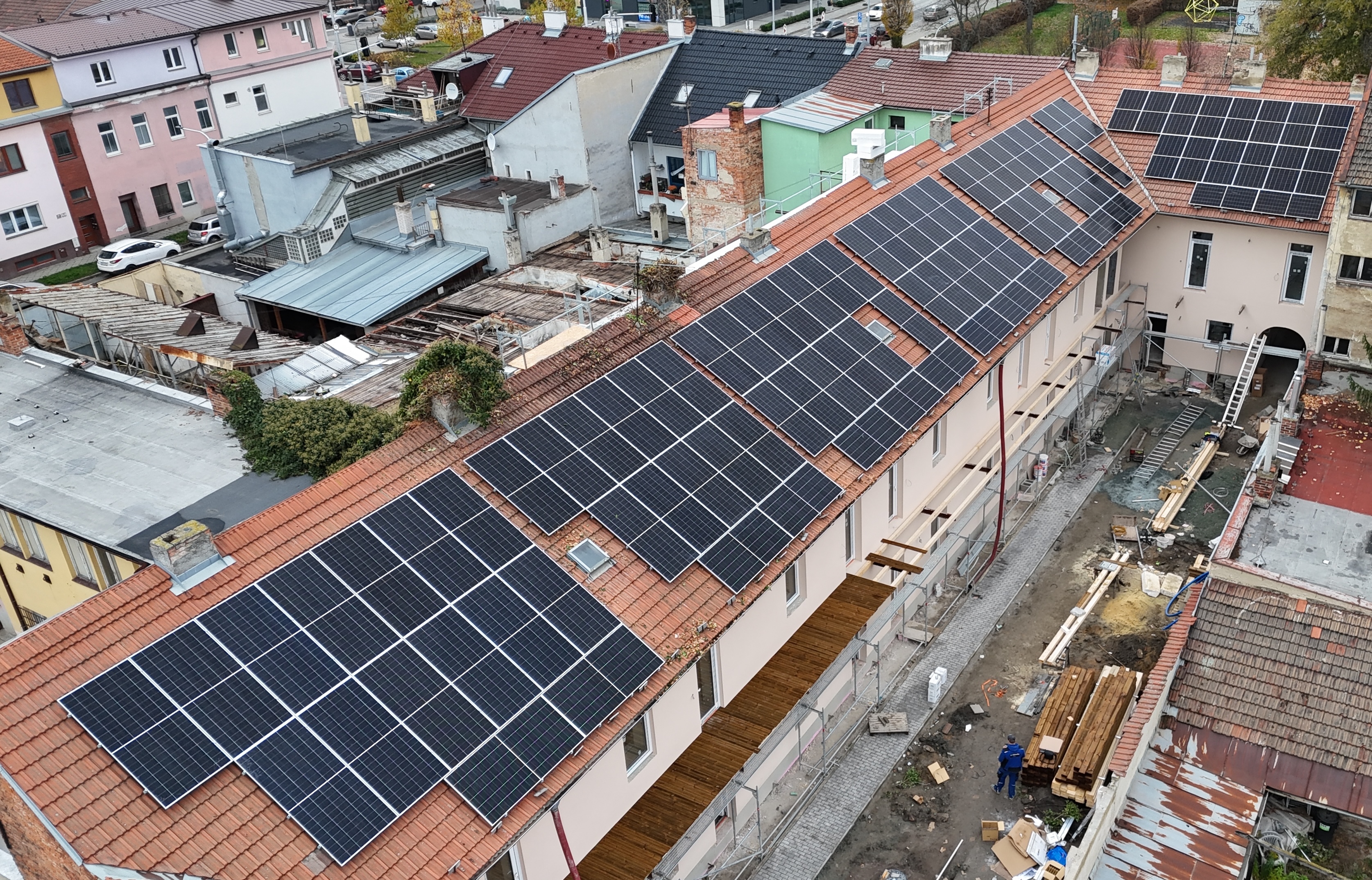 Brno, 95x Trina Solar 620, 58.9 kWp