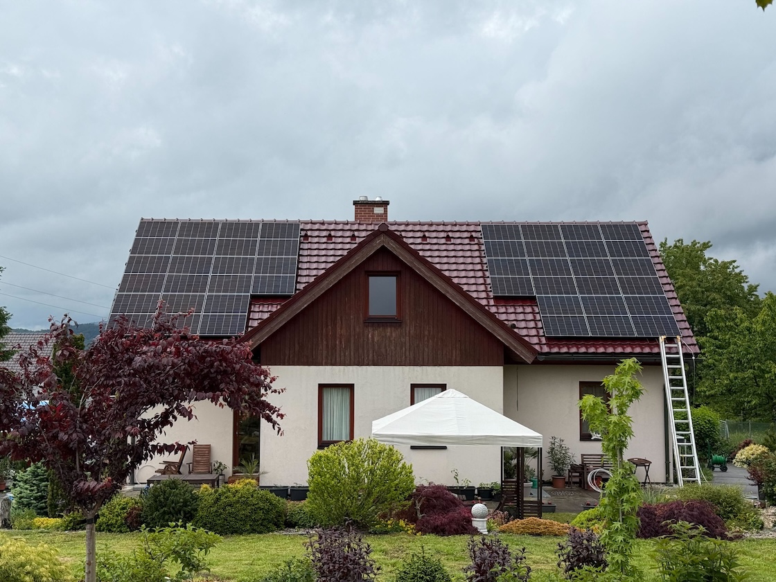 Klokočí, 22x Trina Vertex 450, 9.9kWp