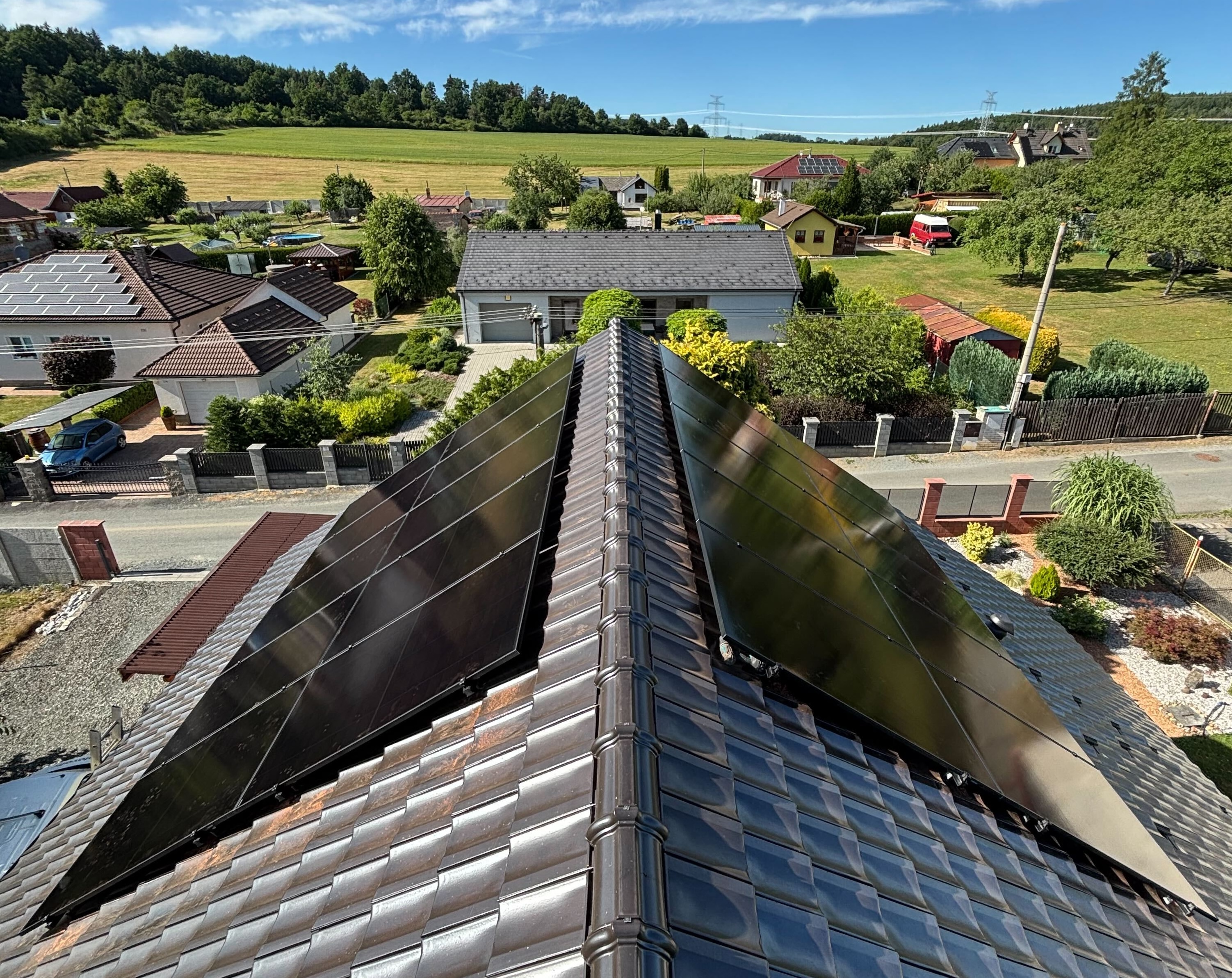 Plzeň, 20x Aiko Solar 500, 10.0kWp